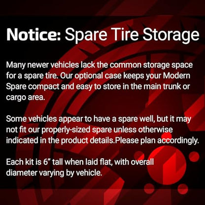 Modern Spare - Fits 2016-2027 Chrysler Pacifica - Wheel & Tire Only - style: Wheel & Tire Only