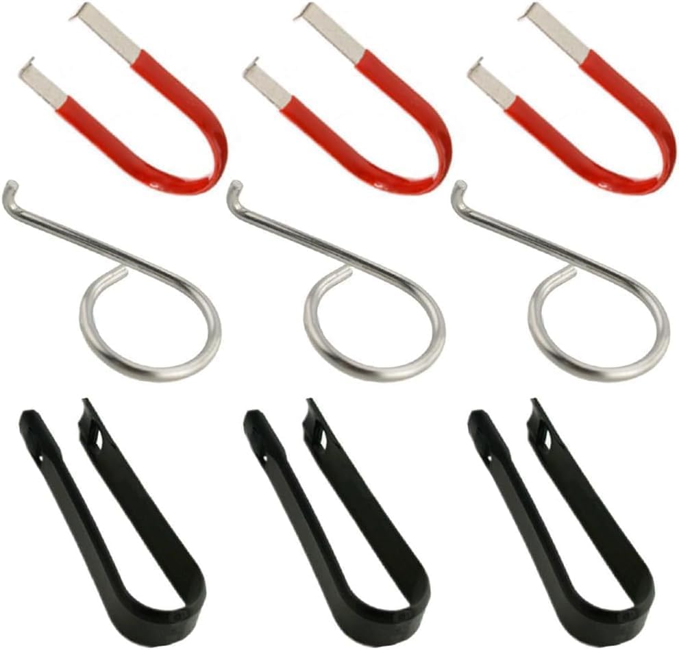 9PCS Car Wheel Hub Bolt Nut Cover Removal Tool Set, Lug Nut Cover, Universal Nut Caps Lug Puller & Bolt Cap Removal Tool Hook, Car Accessories for Most Vehicles, 3 Type