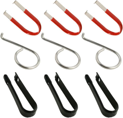 9PCS Car Wheel Hub Bolt Nut Cover Removal Tool Set, Lug Nut Cover, Universal Nut Caps Lug Puller & Bolt Cap Removal Tool Hook, Car Accessories for Most Vehicles, 3 Type