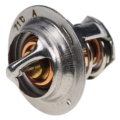 FridayParts Thermostat 6674172 6653948 Compatible for Kubota D722 D902 V2003T D1703 V2203 V1505 D1005 V1903 Bobcat 225 231 325 328 331 334 428 763 7753 S150 T190 Skid Steer Loaders Replacement