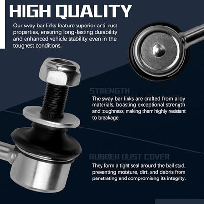 K750043 Stabilizer Sway Bar Links Front for 2006-2019 Lexus CT200h HS250h NX200t NX300 NX300h,Scion iM tC xB,Toyota Corolla iM Prius/Plug-In/V Rav4 - size: K750043