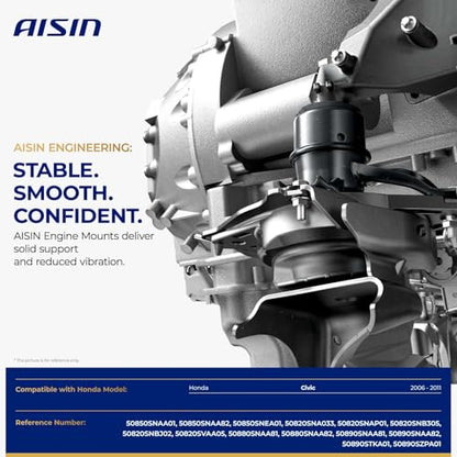 AISIN AFTERMARKET EMTH-20317 4Pcs Engine Motor & Transmission Mount Set