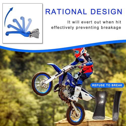 Motorcycle Brake Clutch Lever Pivot Levers Set Adjustable CNC for YZ85 2015-2025 YZ65 2018-2025 YZ 65 85 Dirt Pit Bike Blue - color: Blue