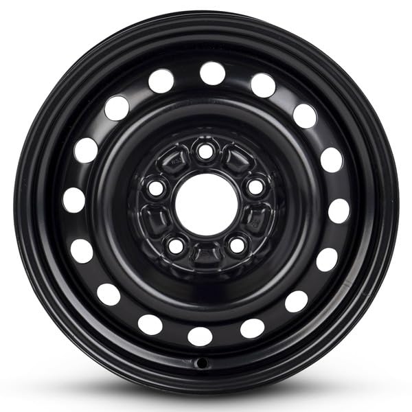 New OEM Replacement Wheel 15x5.5 in for 2007-2012 Hyundai Elantra Painted Black Steel Rim 5-114.3 - size: 15x5.5 - Wheel