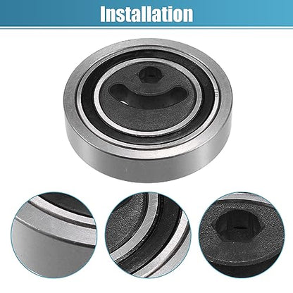 uxcell Drive Belt Tensioner Assembly Accessory Serpentine Tensioner No.1754066J00 for Suzuki Grand Vitara 2006-2008 Black Metal