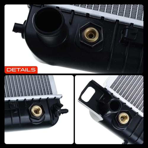 A-Premium 34" Engine Coolant Radiator with Transmission & Engine Oil Cooler - style: With Engine Oil Cooler