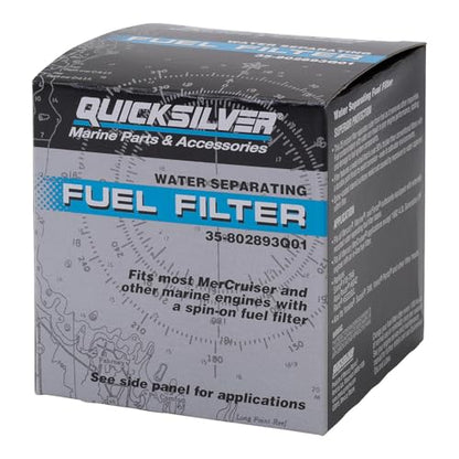 Quicksilver 802893Q01 Water Separating Fuel Filter, Mercury & MerCruiser
