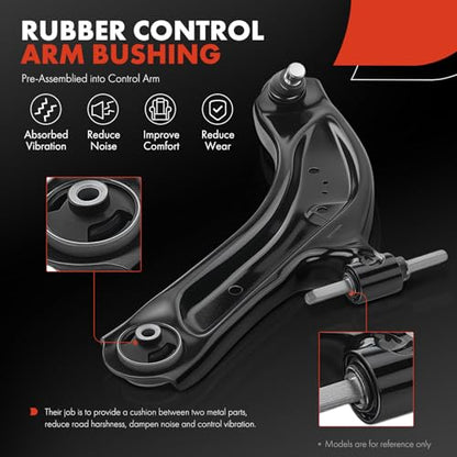 A-Premium Front Lower Control Arm, with Ball Joint & Bushing