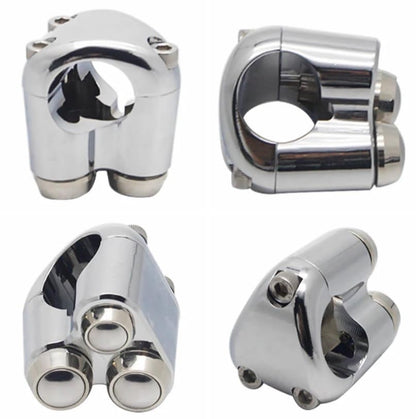 Universal 3 Buttons CNC Hand Control Momentary Switch Micro Switch - color: Chrome, size: 1 Inch