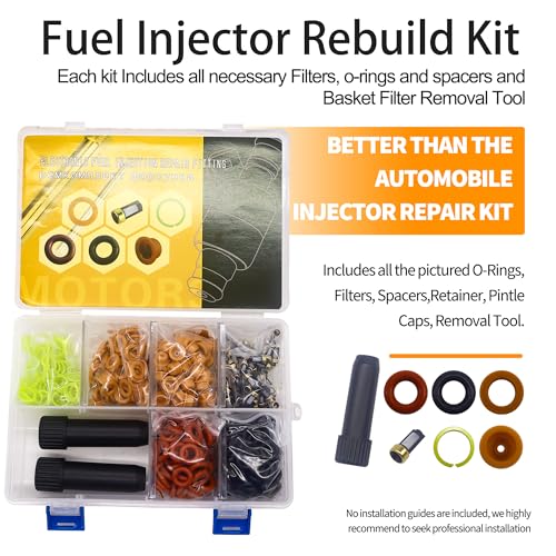 HiSport Fuel Injector Rebuild Service Repair Kits + Removal Tool 100set/box
