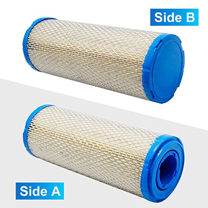 laffoonparts 11013-7044 Air Filter Replacement for Kawasaki FX651V FX691V FX730V FX751V FX801V FX850V FX1000V 4 Cycle Engine Replace#11013-7045 with 49065-7007 Oil Filter