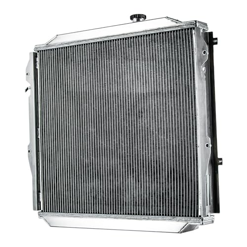 ALLOYWORKS Aluminum Radiator For 1996-2002 Toyota 4Runner 2.7L L4 3.4L V6 Engine Radiators, OEM CU1998, Q1998, RAD1998, 3 Row Core Racing Downflow Radiator with Transmission Oil Cooler