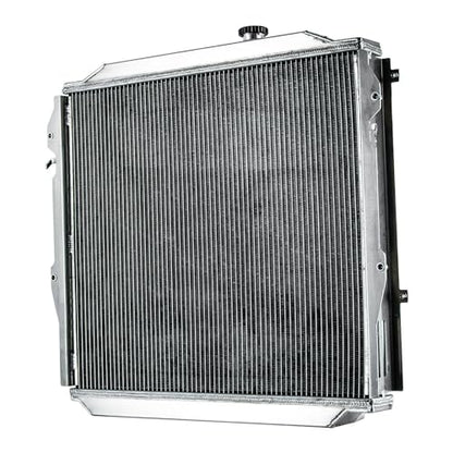 ALLOYWORKS Aluminum Radiator For 1996-2002 Toyota 4Runner 2.7L L4 3.4L V6 Engine Radiators, OEM CU1998, Q1998, RAD1998, 3 Row Core Racing Downflow Radiator with Transmission Oil Cooler