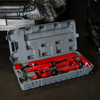 Stark 10 Ton Porta Power Hydraulic Jack Ram Automotive Car Autobody Frame Repair Tool Equipment with Case
