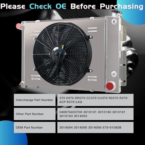 4-Row Radiator for 1967-1969 Chevy Camaro Pontiac Firebird V8 23" Core - size: 4 Row Radiator+shroud fan+relay