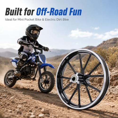 10 Inch Front Wheel Hub Replacement for Mini Pocket Bike Dirt Bike - size: Front