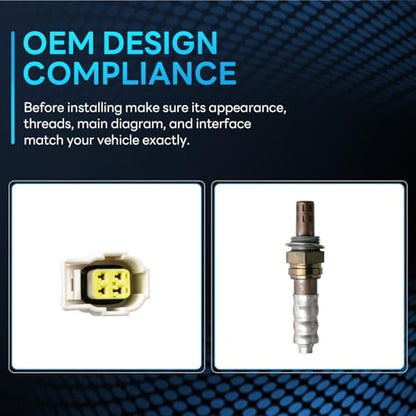 Oxygen Sensor Air Fuel Ratio Compatible with Dodge Durango Ram 1500 & Jeep Liberty Wrangler TJ Replace # 13714 - size: 13714