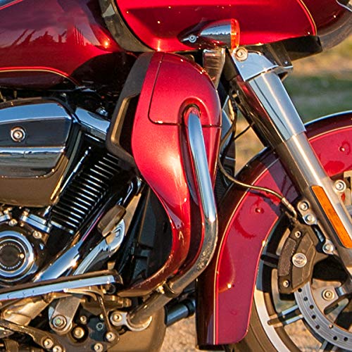 XFMT Lower Fairing Motorcycle Lower Vented Leg Fairing with Glove Box Fit For 1983-2013 Harley Touring Road King Street Glide Electra Glide Ultra Classic, Red - color: Red For Harley Touring '83-'13