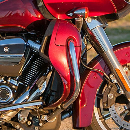 XFMT Lower Fairing Motorcycle Lower Vented Leg Fairing with Glove Box Fit For 1983-2013 Harley Touring Road King Street Glide Electra Glide Ultra Classic, Red - color: Red For Harley Touring '83-'13