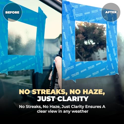 Nexgen Anti-Fog Spray (4oz) - Invisible Protective Coating - Instant Car Detailing for Streak-Free, Crystal Clear Finish - Car Cleaning Supplies - Ideal for Windshields, Mirrors, Helmets & More
