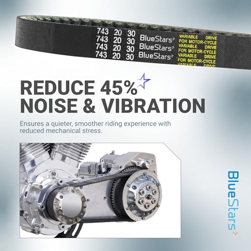 BlueStars Durable 743-20-30 Racing CVT Drive Belt - Compatible with 125cc 150cc GY6 152QMI 157QMJ Short-case Engine Scooter, ATV, Go Kart, Moped - Compatible with Roketa, Taotao, Vespa, Jonway - size: 743-20-30