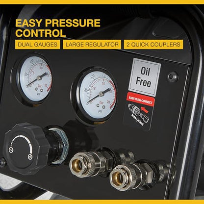 Klutch 20-Gallon Air Compressor, 2 HP, 120V, 175 PSI, 4.2 SCFM at 90 PSI - size: 20 Gallon