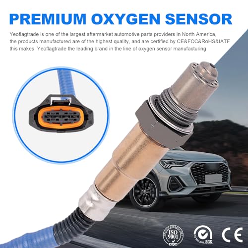 O2 Sensor 1Pcs 234-4528, Oxygen Sensor Compatible with Chevy for Cruze 2011-2015, for Cruze Limited 2016, for Sonic 2012-2020, for Trax 2013-2014 - size: 234-4528