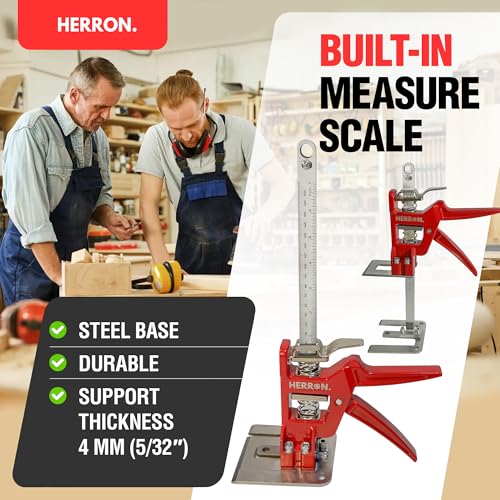HERRON Labor Saving Arm Jack 2-Pack, 440 lbs Cabinet Lifter, 6 inch Lift