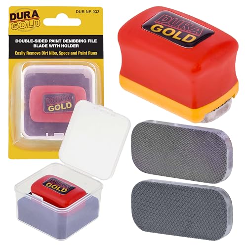 Dura-Gold Double-Sided Denibbing File with Magnetic Holder - Professional - style: Double-Sided