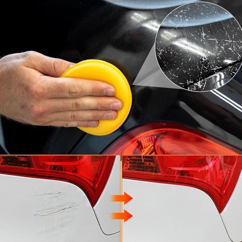 Scratch Repair Wax for Car, 2025 Upgrade Car Scratch Repair Paste Polishing Wax, Premium Car Scratch Remover Kit with Wipe & Sponge for Vehicles for Scratches