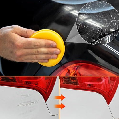 Scratch Repair Wax for Car, 2025 Upgrade Car Scratch Repair Paste Polishing Wax, Premium Car Scratch Remover Kit with Wipe & Sponge for Vehicles for Scratches
