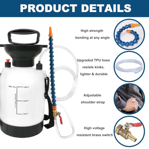 3L Transmission Fluid Pump, Gear Oil Pump, Oil Transfer Pump for ATF - size: Fluid Pump - 3L