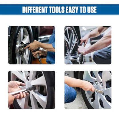 BELEY 20PCS Wheel Lock Nut Key Kit for Porsche VW Touareg - style: 20pcs for Porsche
