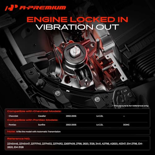 A-Premium Engine Motor and Transmission Mount Kit, with Torque Strut Mount