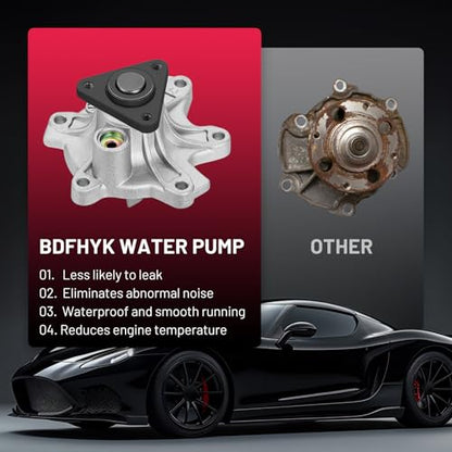 BDFHYK AW9406 Water Pump Kit Compatible with Scion xA/xB 2004-2006, Compatible with Toyota Echo 2000-2005, Prius 2001-2009, Yaris 2004-2018, Avanza 2007-2008/2010-2012, Replaces AW9406 - size: AW9406