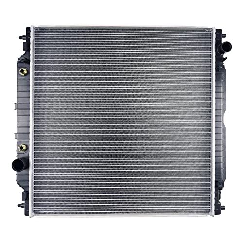 PHILTOP Core Radiator Compatible with 2005-2007 F250/F350 Super Duty 6.0/6.8L 2005-2007 F450/550 Super Duty (with Downflow Radiator; 2 inch Outlet) - size: F250 Super Duty, F350 Super Duty, F450 Super