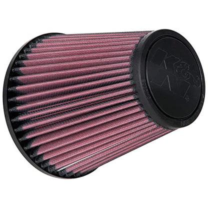 K&N High-Flow Original Lifetime Universal Clamp-On Air Filter: High Performance, Premium, Washable: Flange Diameter: 3.5 In, Filter Height: 6 In, Flange Length: 1.75 In, Shape: Round Tapered, RU-1035