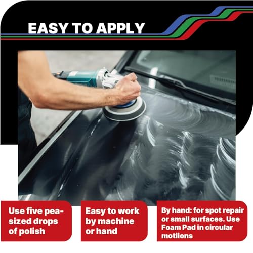 LAUCO Paint Correction Compounds Step 1, 2, 3, Swirl Remover 8oz Kits, with a Towel, Silicone-Free, Clear Coat Safe Scratch Remover, Swirl Correction & High Gloss Finishing 36457 - style: Combo–8oz