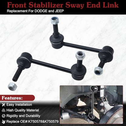 2* K750578 K750579 Front Sway Bar Link - Reduce SUV Body Roll - color: 1*K750578 1*K750579, size: Sway Bar Link