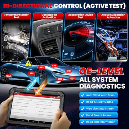 LAUNCH X431 PRO3S+ Elite, 2026 Bidirectional Scan Tool with J2534 Protocols
