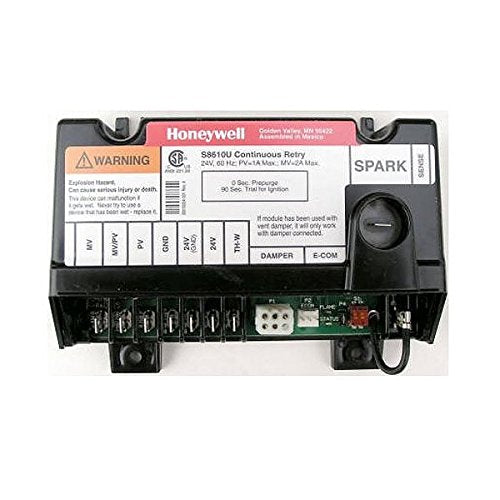 Replacement for Honeywell Furnace Integrated Pilot Module Ignition Control Circuit Board S8600H 1006