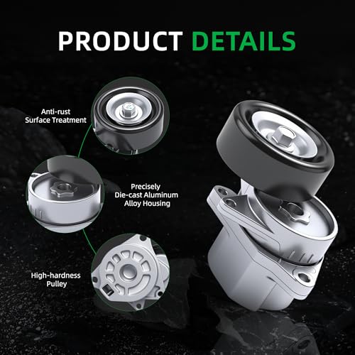 Belt Tensioner and Serpentine Belt Kit for Nissan Altima 2.5L L4 2007-2013 - size: for Altima 2007-2013