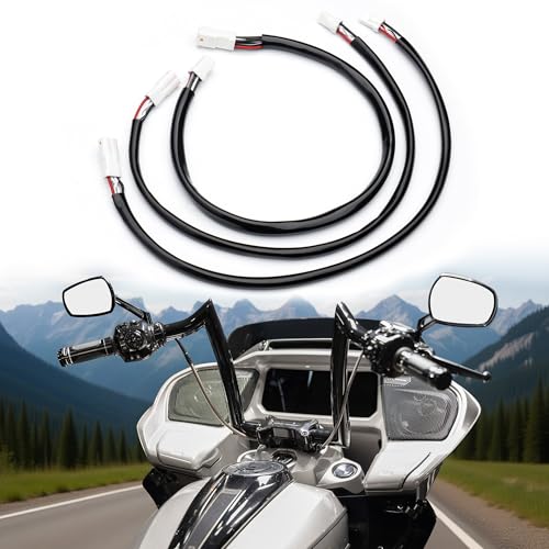 16" Handlebar Switch Wires & Throttle-by-Wire Wires for Harley - size: 16"