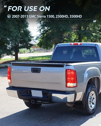 Nilight Taillight Assembly Compatible with 2007-2013 GMC Sierra 1500 - color: Driver Side