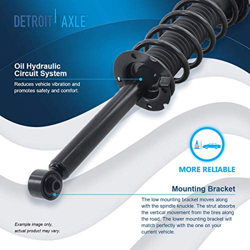 Detroit Axle - 2pc Rear Struts for 2004-2008 Acura TL - size: 171372 x2/PAIR