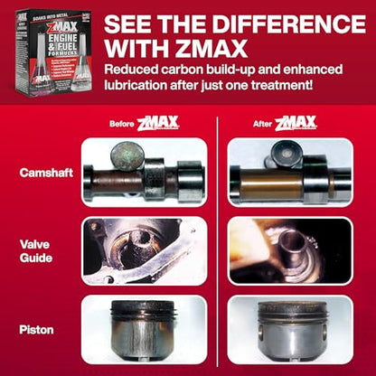zMAX 51-011 - Engine & Fuel Formula Kit - Easy to Use - Reduces Carbon Build-Up & Lubricates Metal Extending Life of Car or Truck - Runs Efficiently, Improving Gas or Diesel Mileage - 12 oz. Each - size: Engine & Fuel - Single