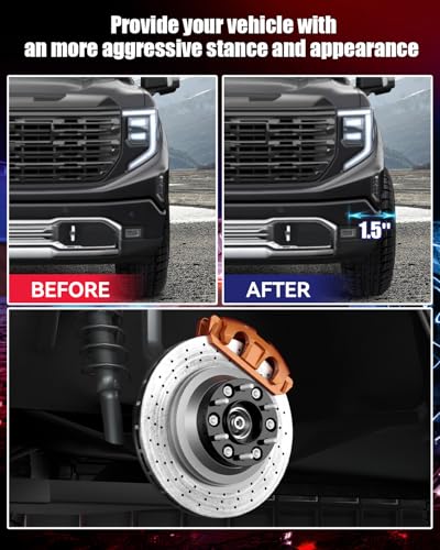1.5 inch 6x5.5 Hubcentric Wheel Spacers for 1999-2026 Silverado Sierra 1500 - size: 1.5 INCH