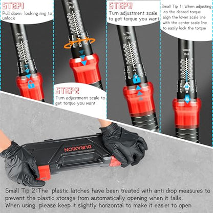 3/8-Inch Drive Torque Wrench 10-110ft.lb/13.56-149.14Nm - size: 3/8" 10-110FT-LB