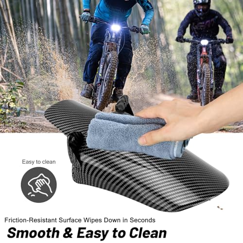 XINGWU Rear Shock Fender for Surron Light Bee X Segway X160/X260 Rear Wheel Fender Mudguard Protector for Surron Part Ebike Accessories Carbon Fiber Style - size: Rear Shock Fender, style: Carbon Fiber Style