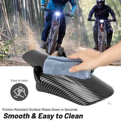 XINGWU Rear Shock Fender for Surron Light Bee X Segway X160/X260 Rear Wheel Fender Mudguard Protector for Surron Part Ebike Accessories Carbon Fiber Style - size: Rear Shock Fender, style: Carbon Fiber Style